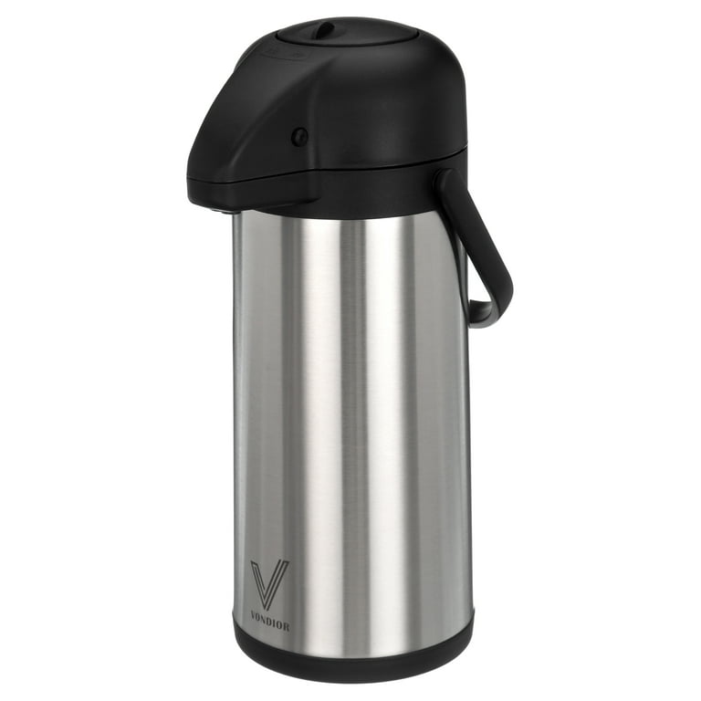 Vondior Airpot Coffee Dispenser with Pump - Insulated Stainless Steel Coffee  Carafe (85 oz) 