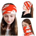 thumbnail image 2 of Gorro de Navidad con patrón de punto para hombre y mujer, gorro informal de Navidad rojo, bufanda multiusos para exteriores, Bandana de ciclismo, 2 of 3