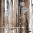 thumbnail image 2 of Tamara Angeney 20x20 White Modern Wood Framed Wall Art Titled - Whirligig I, 2 of 5
