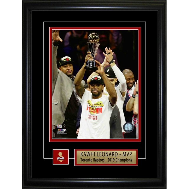 Kawhi Leonard Toronto Raptors Encadré 8x10 Lever 2019 Séries Éliminatoires MVP Photo