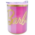 thumbnail image 1 of Termo para Escritorio Doble Pared de Acero Inoxidable Ambient 21 Rosa y Dorado 350 ml Barbie, 1 of 5