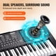 thumbnail image 5 of VEVOR Teclado de piano digital de 88 teclas, electrico, portátil y semipesado con soporte, 5 of 9