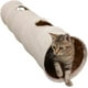 thumbnail image 1 of Túnel plegable para gatos, túnel arrugado para mascotas, túnel para cachorros y gatitos con bola, tubo de juego para mascotas, juguetes para conejos y gatitos, 1 of 5
