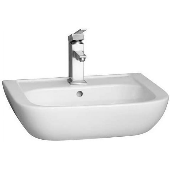 Barclay Products 4-2018WH Caroline 550 Wall-Hung Basin for 8 Widespread, White