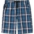 thumbnail image 6 of MoFiz Men's 3-Pack Woven Pajama Shorts 100% Cotton Plaid Sleep Lounge, 6 of 8