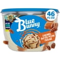 thumbnail image 2 of Blue Bunny Caramel Butter Pecan Praline Premium Frozen Dessert, 46 fl oz, 2 of 12