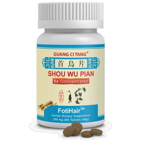 Guang Ci Tang, FotiHair - Shou Wu Pian  200 mg 200 (Best He Shou Wu)
