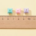 thumbnail image 4 of 42Pcs Opaque Acrylic Beads Square Mixed Color 11.5x10x10mm Hole: 2mm, 4 of 5