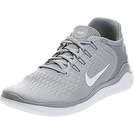 Nike Women's Free RN Shoes, Wolf Grey/White/Volt, 8.5