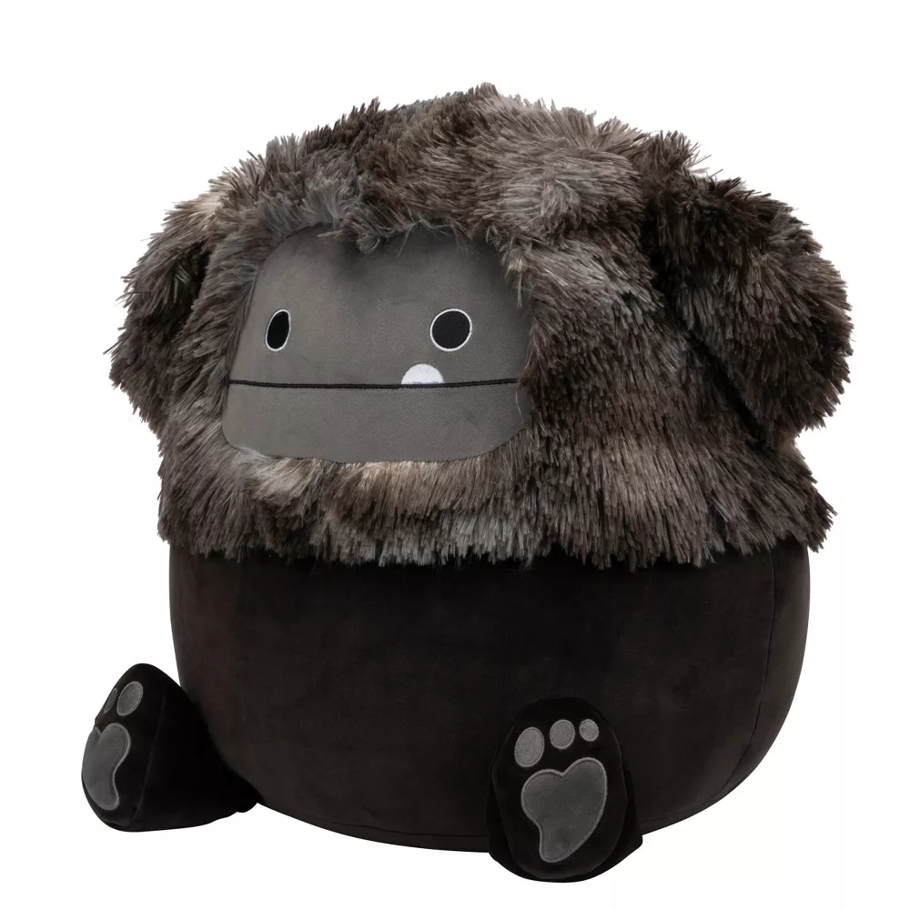 Squishmallows 16'' Wallis Black Bigfoot Plush