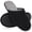 Charcoal Black, variant on Men's Slippers with Memory Foam and Non-Slip Rubber Sole Black,11-12 US