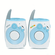Baby Monitor Audio Only, 2-way,Night light,No WiFi,Long Range with Private Connection, Cry Detection, Volume Control, Portable Parent Unit, Ideal for Safe Monitoring
