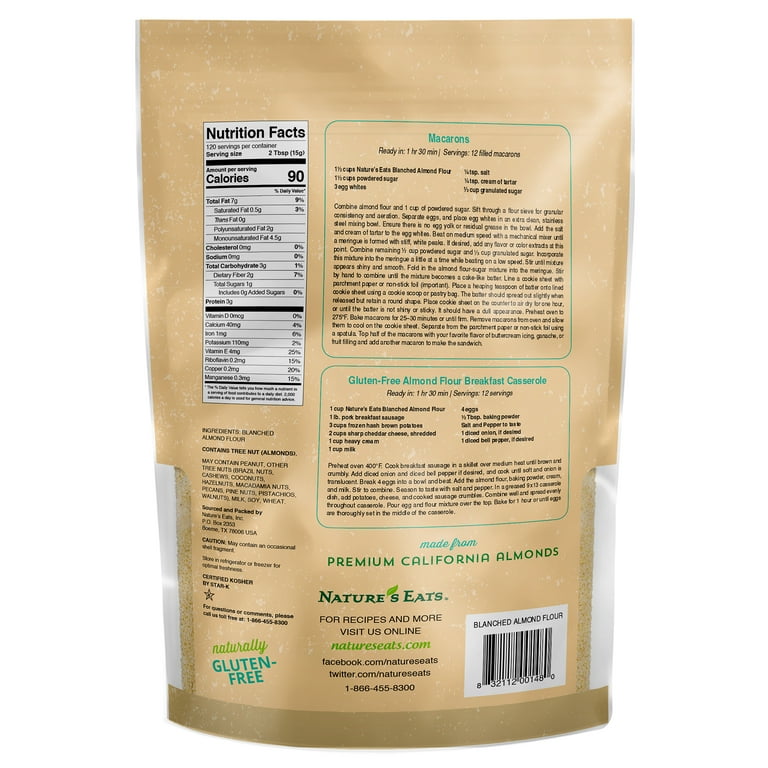 Nature's Eats Blanched Almond Flour, 4 Lb