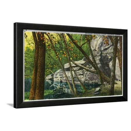 Shawnee National Forest, Illinois, Scenic View in Southern Illinois Framed Print Wall Art By Lantern