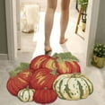 thumbnail image 5 of SXcggal Stacking Pumpkin Shape Room Rug Cute Pumpkin Shape Bath Mat Autumn Slip Shower Rug Foot Mat Front Door Mat Rug Floor Carpet Kitchen Bedroom Living Room Home Popular Halloween Pumpkin Carpet, 5 of 8