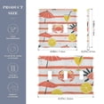 thumbnail image 2 of Yayeee Toggle Light Switch Wall Plate 2-Gang 4.56"x4.48" Decorative Outlet Cover, Striped Crab, 2 of 7