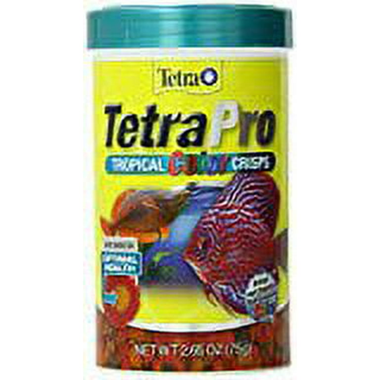 TETRA TetraPro Tropical Fish Color Crisps Fish Food, 2.65-oz 