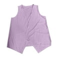 thumbnail image 4 of Ediodpoh Women's Hollow Out Solid Color Fashion Casual Cardigan Coat Breathable Womens Cardigan Sweaters Purple S, 4 of 8