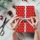 thumbnail image 5 of Papel de regalo navideño | Juego de 5 piezas con diseños de Papá Noel, copos de nieve y árboles | Papel kraft de 74 x 50 cm para regalos navideños, 5 of 6