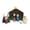 A, variant on Ruanlalo DIY Button Nativity Scene Kit Christmas Craft Set with Buttons Beads & Star for Holiday Decor Creative Christmas Ornament Making for Family Kids