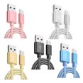 thumbnail image 3 of VONKY 1 Meter Nylon Woven Data Cable Replacement for Android Mobile Phone Data Line Cord Replacement Wire Cable, 3 of 9