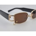 thumbnail image 2 of Fashion small Rectangle Unisex Luxury Sunglasses Vintage Punk Oversized, 2 of 5