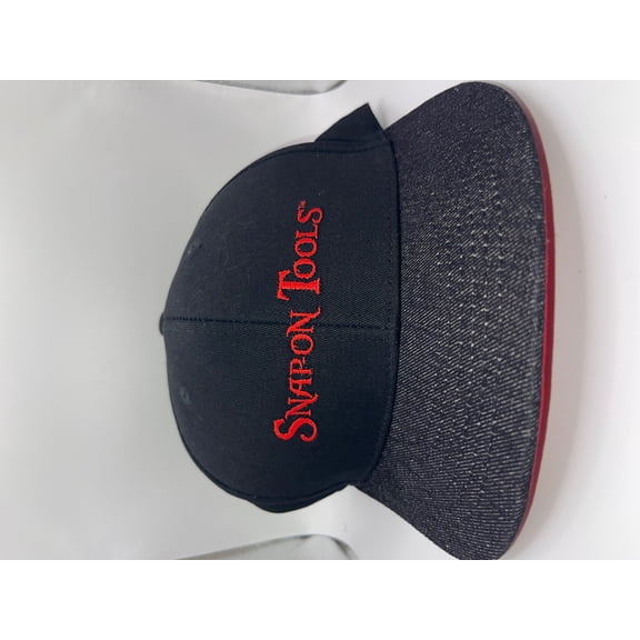 Snap-On Tools Flat Bill Comfortable Fit Sun Protection Outdoor Baseball Cap, Black