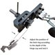 thumbnail image 2 of 35mm Invisible Hinge Drilling Jig, Stainless Steel Cup Style Hinge Jig Reaming Hole Drilling Guide Banmo, 2 of 4