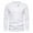 White, variant on HAOYUNL Men's Long Sleeve T-Shirt Tees Male Fashion Casual T-Shirts Spring Fall Shirts Clothing M-3XL