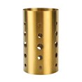 thumbnail image 1 of Soportes para utensilios de cocina de acero inoxidable, soporte grande para utensilios de cocina, soportes para utensilios de metal dorado, soporte para utensilios con orificios de drenaje, 1 of 7