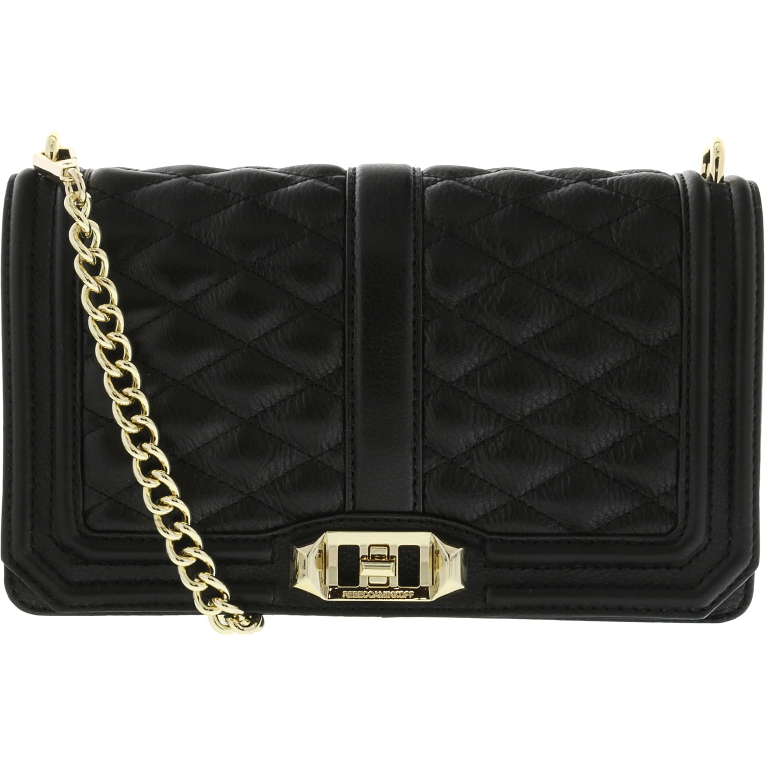 rebecca minkoff black quilted crossbody