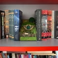 thumbnail image 2 of GadgetVLot Bookshelf Inserts Miniature Model Tools Small Ornament Decoration Green Wedding Wooden Study Office Supplies Bookends, 2 of 10