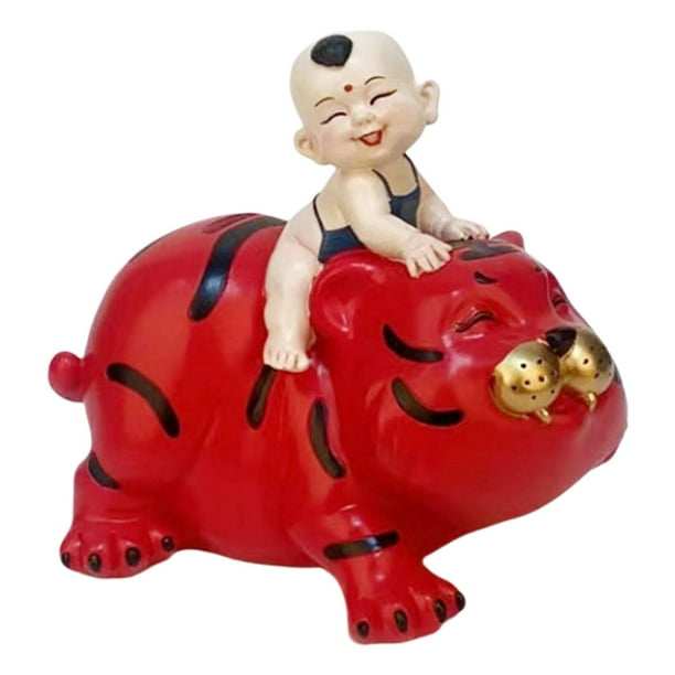 Hucha pequeña con forma de cerdito, regalo de cumpleaños, juguete infantil con forma de animal, caja para guardar cosas chico rojo