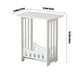 thumbnail image 3 of Mesita de noche | Mini mesa de centro | Mesa auxiliar de sofá para dormitorio, dormitorio, espacios pequeños | Mesita de noche de PVC moderna y compacta | Armario de almacenamiento para el hogar, 3 of 6