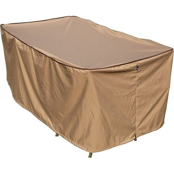 Abba Patio 48"x29.5"x18" Heavy Duty Waterproof Patio Table Cover, Rectangular, Brown