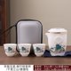 thumbnail image 1 of 2024 New Style Mutton Fat Jade Travel Tea Set - Creative Panda Teacup Set for Outdoor and Home Use - Gift, 1 of 4