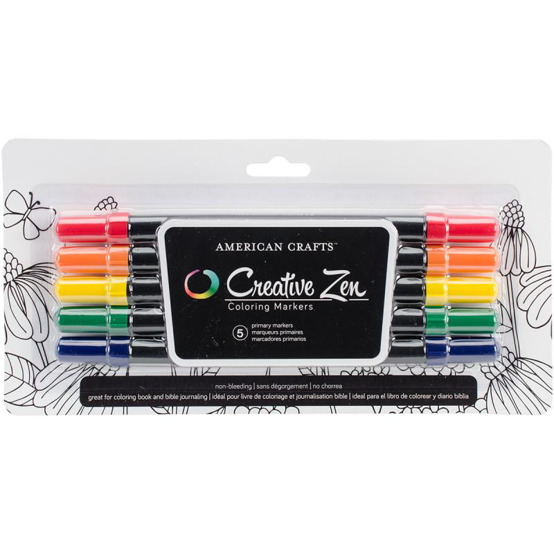 American Crafts 5 Piece Opaque Markers Creative Devotion 