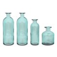 thumbnail image 3 of Weddingstar Assorted Glass Bottle Flower Vases - Blue - Set of 4, 3 of 3