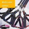 thumbnail image 3 of Dog Leash Harness Adjustable Leash Set Denim Dog leash harness Denim adjustable Leash Collar for Small Medium Large Dog Daily Training Walking Running, 3 of 5