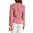 thumbnail image 4 of Allegra K Women's Ruffle Neck Long Sleeve Blouse Shirts, 4 of 7