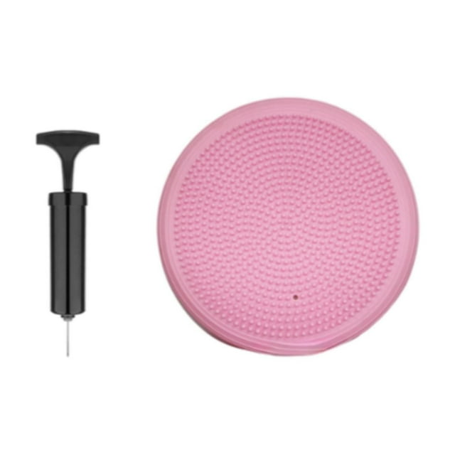 koolsoo Disque de Stabilité Gonflable avec Pompe de Gonflage Planche de Stabilité Rose