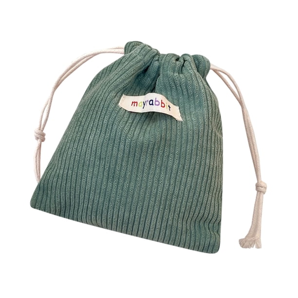Organizador de Bolsa de Almacenamiento Corduroy Organizador de Banda Elástica, Bolsa de Lápiz Labial de Fragmento, Bolsa Portátil de Almacenamiento Cosmético Bolsa Cosmética Pequeña