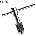 thumbnail image 1 of Adjustable T Type Tap Wrench Hand Thread Tap Holder for M3-M6 M5-M8 M6- M5-M8, 1 of 8
