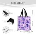 thumbnail image 3 of Fotbe Violet Bolsa Tote con Estampado para Mujer, Bolsos con Cremallera, Bolsa de Hombro Casual de Gran Capacidad con Bolsillos Internos, 3 of 6