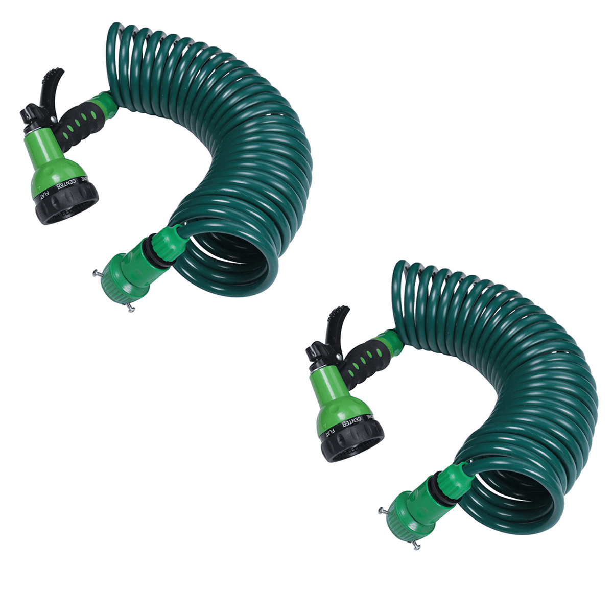 2X EVA Garden Telescopic Spring Tube Garden Hose Plastic Multifunctional Car Wash Water Spray Sprinkler for Garden