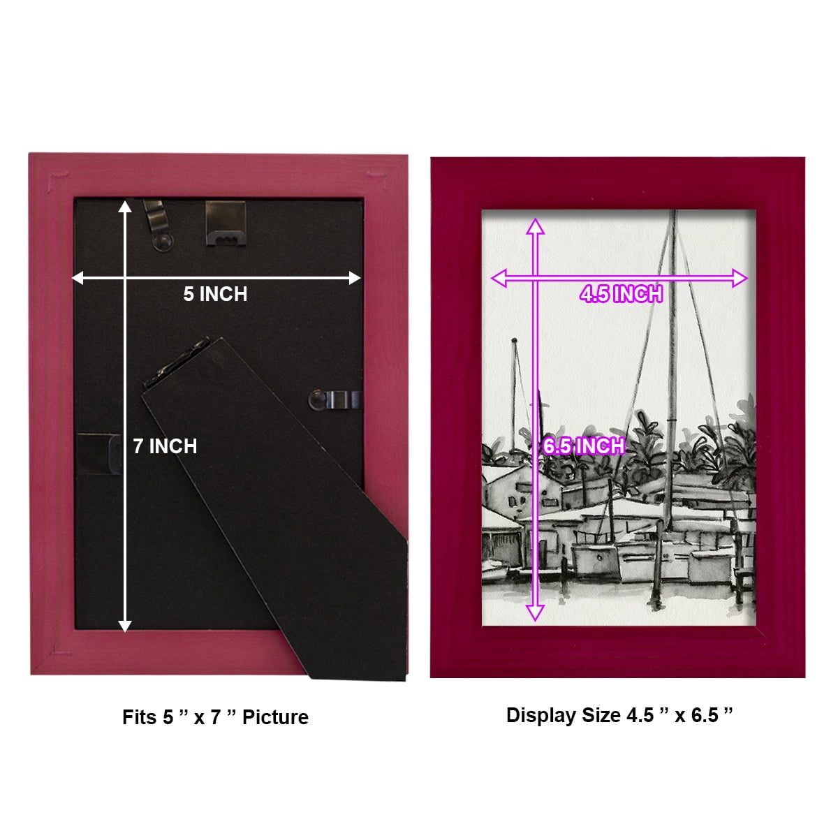Neutral Tropics III - Framed Print w/glass - Cherry Red