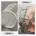 thumbnail image 5 of WRITWAA Home Kitchen Utensil Organizer Silver 1Pcs 6.5x4.3x4.3in, 5 of 6