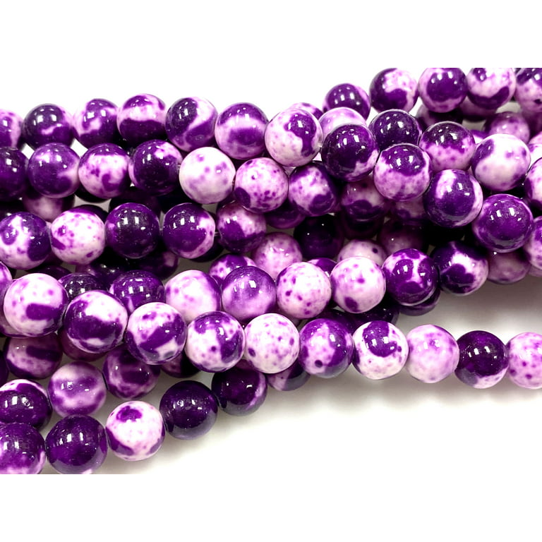 Natural Purple Rain Jasper Beads, Jasper Round Shape Beads, 8 mm Jasper  Stone Beads