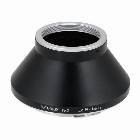 Fotodiox M39-Viso-LS-Pro Pro Lens Mount Adapter - M39-L39 Visoflex SLR Screw Mount Lens To to Leica S Mount DSLR Camera Body