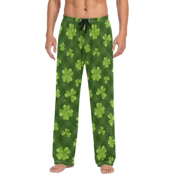 GZHJMY St. Patrick's Day Pajama Pants for Men, Lounge Pants Lightweight Men Pajama Bottoms with Drawstring Pockets, Christmas New Year Birthday Gifts, X-Large